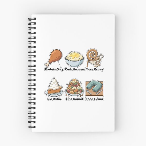 Item preview, Sarcastic Christmas Feast & Calorie Sticker Pack - Food Coma Puns Collection designed and sold by SimpleP.