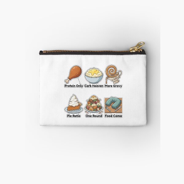 Item preview, Sarcastic Christmas Feast & Calorie Sticker Pack - Food Coma Puns Collection designed and sold by SimpleP.