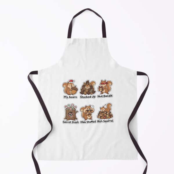 Item preview, Mischievous Winter Squirrel Sticker Pack - Funny Nut Hoarding Puns designed and sold by SimpleP.