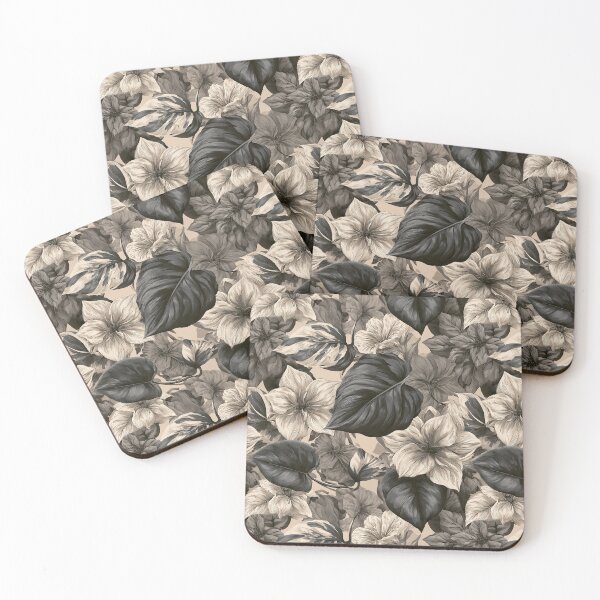 Item preview, Minimalistic Pothos Floral - Tropical Flower Pattern - Housewarming Gifts designed and sold by RoyalStarsPatts.