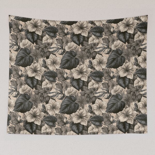 Item preview, Minimalistic Pothos Floral - Tropical Flower Pattern - Housewarming Gifts designed and sold by RoyalStarsPatts.