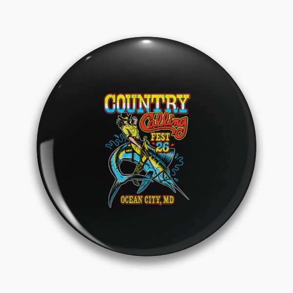 Item preview, Country Calling 2026 Ocean City Country Festival Fan designed and sold by ChaosColorCo.