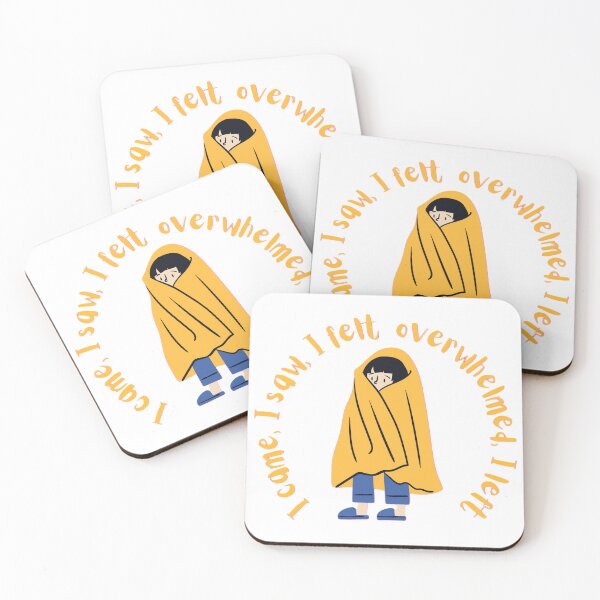 Item preview, Overwhelmed Introvert Veni Vidi Vici Parody  designed and sold by curious unit.