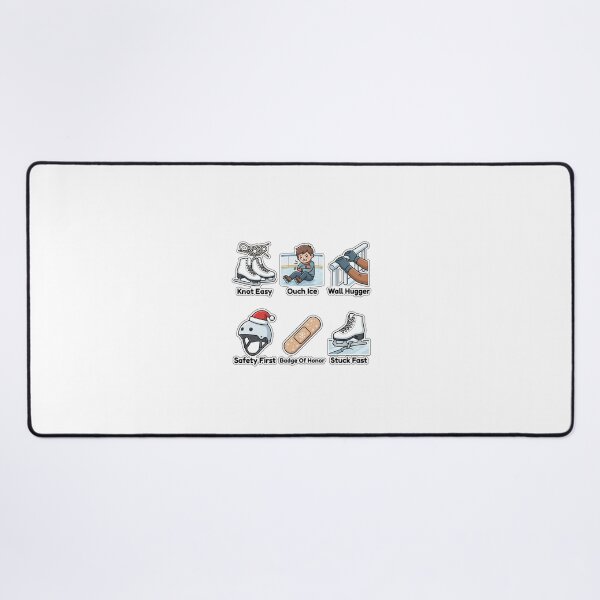 Item preview, Sarcastic Ice Skating Fails Sticker Pack - Funny Winter Sports Puns designed and sold by SimpleP.