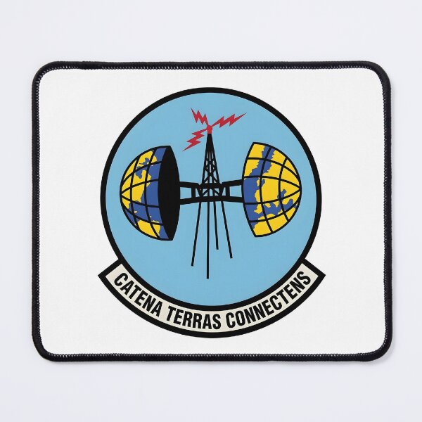 Item preview, USAF Strategic Global Communications Catena Terras Connectens Patch designed and sold by CharlieDesings.