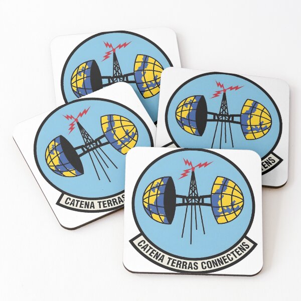 Item preview, USAF Strategic Global Communications Catena Terras Connectens Patch designed and sold by CharlieDesings.