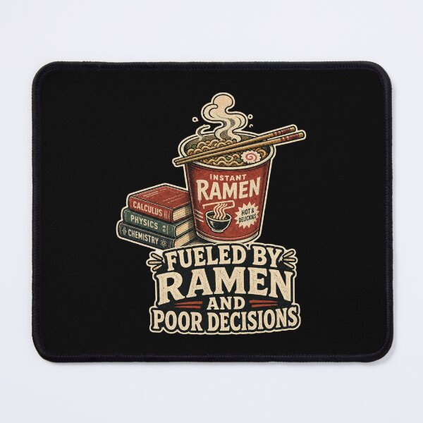 Item preview, Fueled By Ramen And Poor Decisions Shirt, Funny College Student T-Shirt, Dorm Life Humor Tee, Funny Student Gift Shirt, Vintage College Graphic designed and sold by TshirtsLabs.
