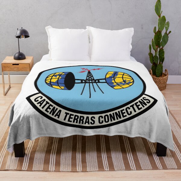 Artikelvorschau, USAF Strategic Global Communications Catena Terras Connectens Patch entworfen und verkauft von CharlieDesings.