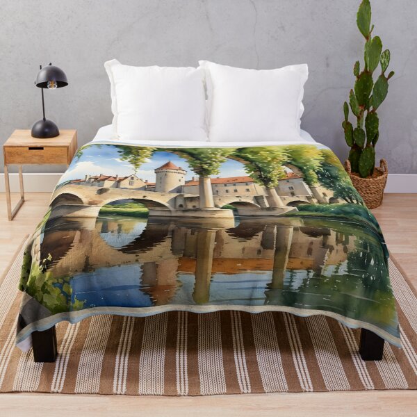 Item preview, Landscape of Castel and Trees Above the River designed and sold by Nira Dabush.