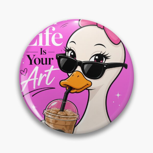Item preview, Your Life Is Your Art Cute Duck Design designed and sold by Calfona.