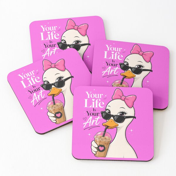Item preview, Your Life Is Your Art Cute Duck Design designed and sold by Calfona.