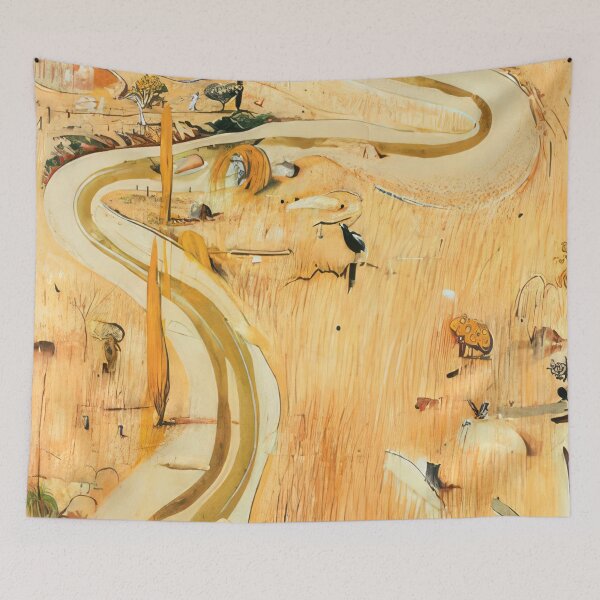 Item preview, summer at carcoar 1977 by Brett whiteley - Brett whiteley artwork  designed and sold by namikikkik.