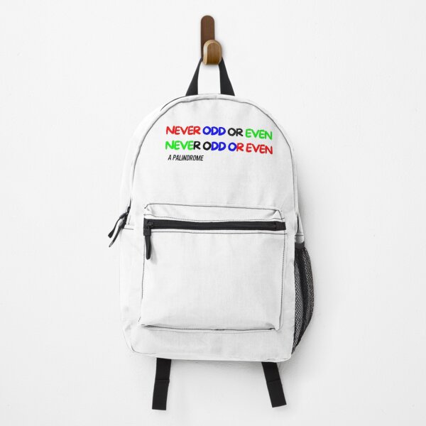 Item preview, Never Odd or Even Palindrome T-Shirt – Clever Wordplay Design designed and sold by CraftNestNoor.