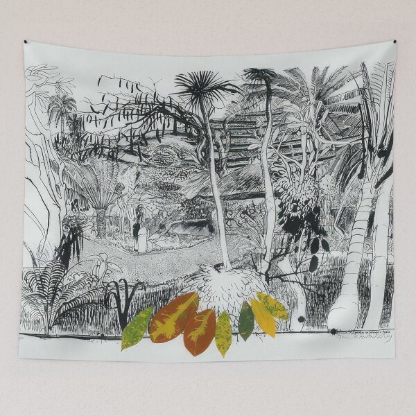 Item preview, the garden in sanur bali 1980 by Brett whiteley - Brett whiteley artwork  designed and sold by namikikkik.