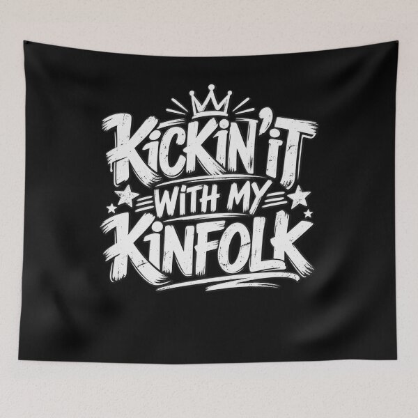Item preview, Kickin' It With My Kinfolk Family Reunion Gathering Relatives designed and sold by drawwiika+44.
