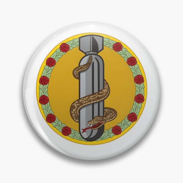 Item preview, USAAF 409th Bombardment Squadron Snake and Bomb Insignia Patch designed and sold by CharlieDesings.
