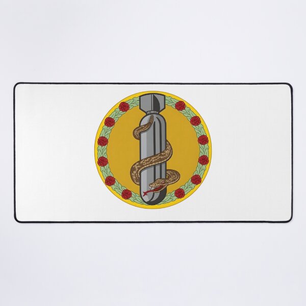 Item preview, USAAF 409th Bombardment Squadron Snake and Bomb Insignia Patch designed and sold by CharlieDesings.