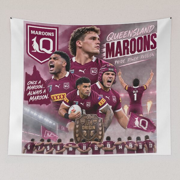 Item preview, queensland maroons designed and sold by NCNGDESIGN.