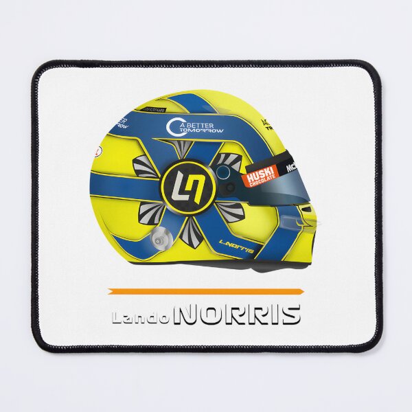 Item preview, Lando Norris Inspired Racing Helmet Graphic Design for Motorsport Fans designed and sold by PORTALSTAR.