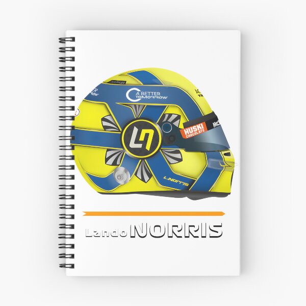 Item preview, Lando Norris Inspired Racing Helmet Graphic Design for Motorsport Fans designed and sold by PORTALSTAR.