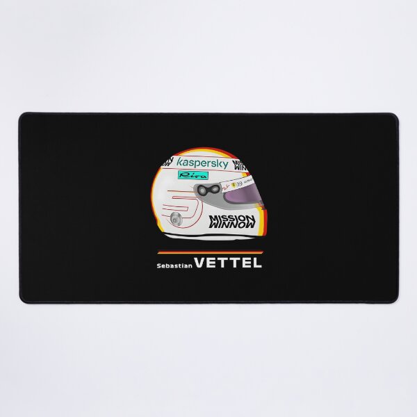 Item preview, Sebastian Vettel Racing Helmet Graphic Design for Motorsport Fans designed and sold by PORTALSTAR.