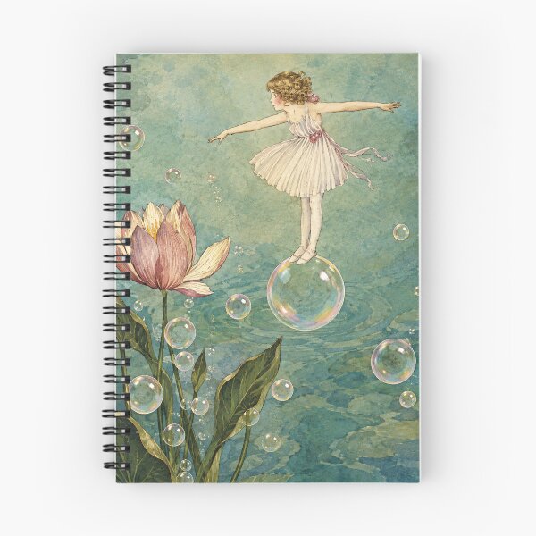 Artikelvorschau, Märchenhafte Wanddekoration, Silvie und ihr Feenkleid, Vintage-Feenillustration von Ida Rentoul Outhwaite entworfen und verkauft von RickE.