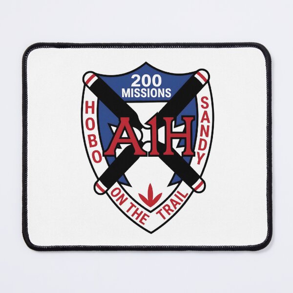 Item preview, USAF Douglas A-1H Skyraider 200 Missions Hobo Sandy Patch designed and sold by CharlieDesings.