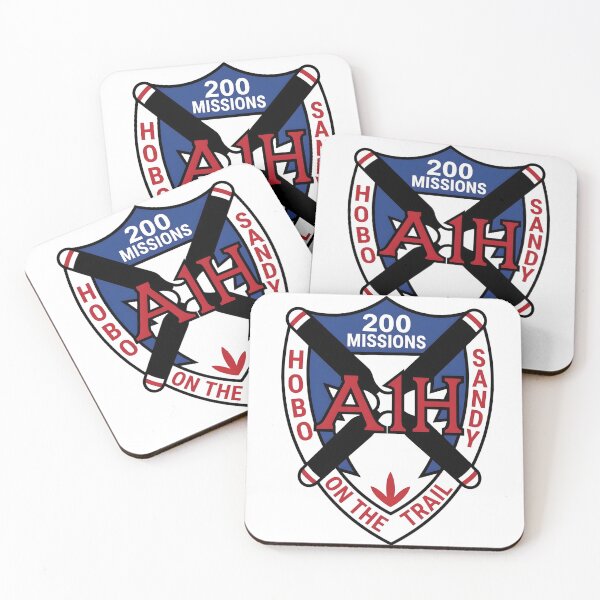 Item preview, USAF Douglas A-1H Skyraider 200 Missions Hobo Sandy Patch designed and sold by CharlieDesings.