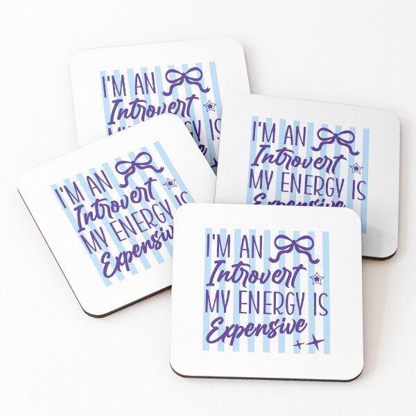 Item preview, I’m An Introvert My Energy Is Expensive Funny Quote designed and sold by LASTIQUE-dd.