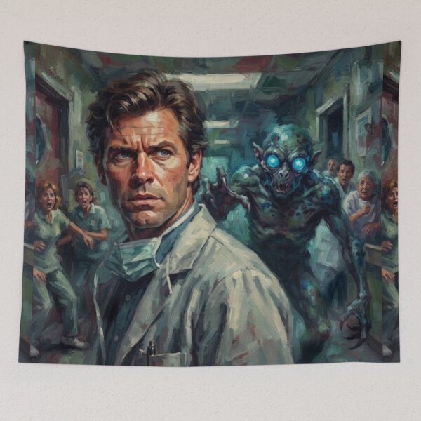 Item preview, Blue Monkey Ultimate Sci-Fi Horror Fine Art Tribute designed and sold by Art's Diner.
