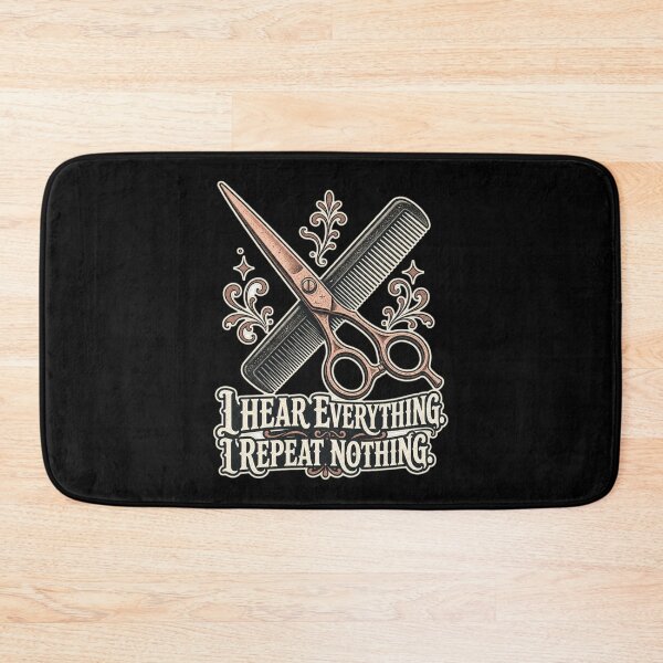 Item preview, I Hear Everything I Repeat Nothing Shirt, Funny Hairdresser T-Shirt, Hairstylist Humor Tee, Funny Salon Gift Shirt, Vintage Beauty Industry Graphic designed and sold by TshirtsLabs.
