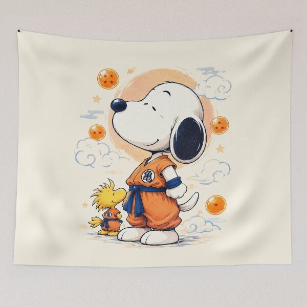 Artikelvorschau, Dragon Ball Goku Snoopy entworfen und verkauft von katekrystal.