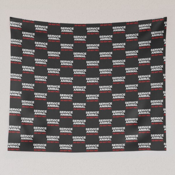 Item preview, Service Animal Do Not Pet Funny Design for Awareness and Respect designed and sold by SHVKERstyle.