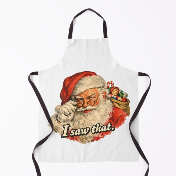 Item preview, I Saw That Vintage Santa Claus Funny Christmas 1950s Gift  designed and sold by Artycom.