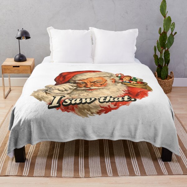 Item preview, I Saw That Vintage Santa Claus Funny Christmas 1950s Gift  designed and sold by Artycom.
