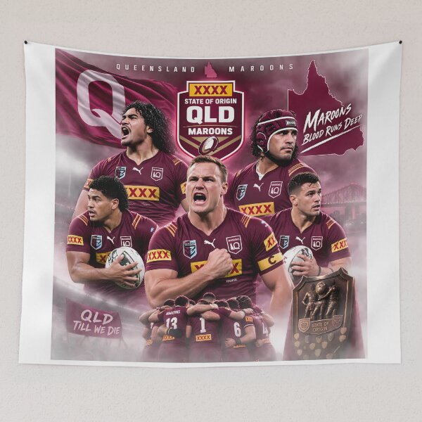 Item preview, queensland maroons designed and sold by NRSROTE.