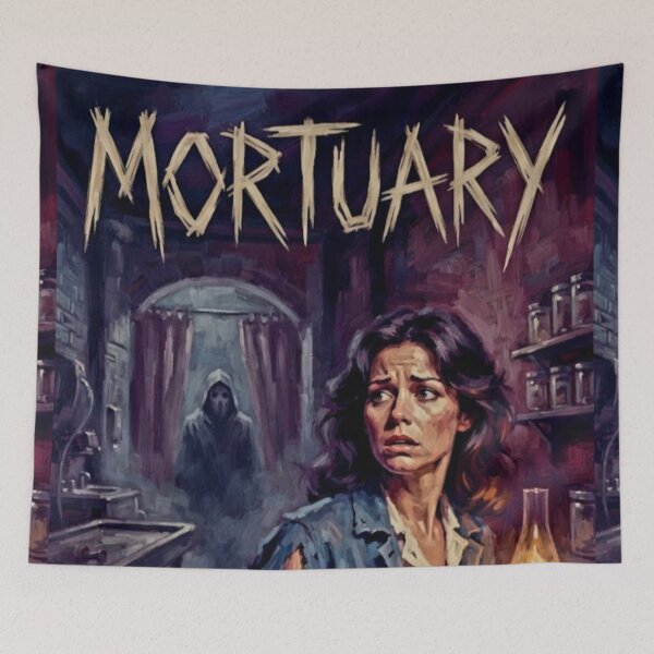 Item preview, Mortuary Ultimate Slasher Thriller Fine Art Tribute designed and sold by Art's Diner.