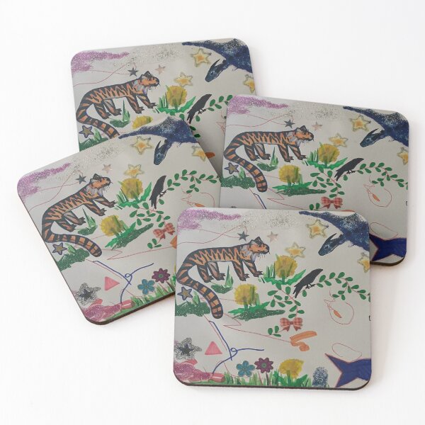 Item preview, Abstract Wild tiger scene designed and sold by 880Dreamer008.