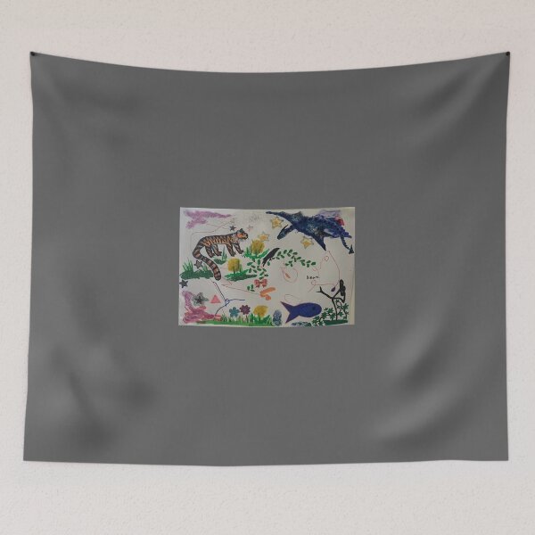 Item preview, Abstract Wild tiger scene designed and sold by 880Dreamer008.