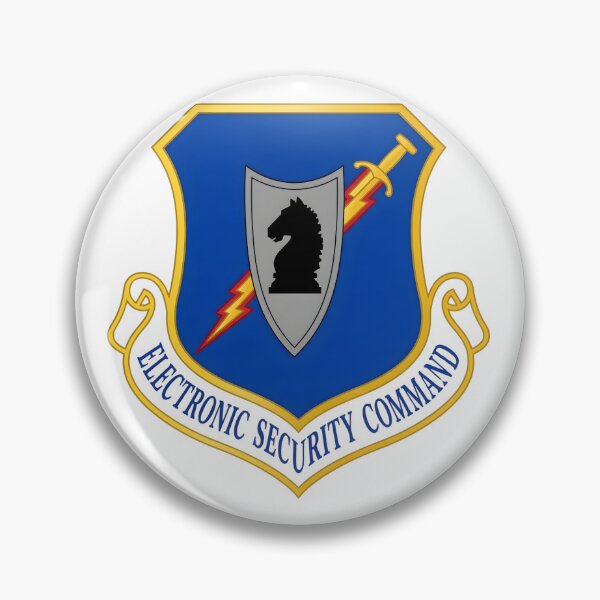 Item preview, USAF Electronic Security Command Crest Patch designed and sold by CharlieDesings.