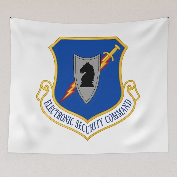 Item preview, USAF Electronic Security Command Crest Patch designed and sold by CharlieDesings.