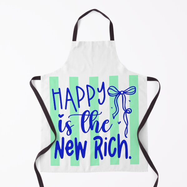 Item preview, Happy Is The New Rich Positive Quote designed and sold by LASTIQUE-dd.