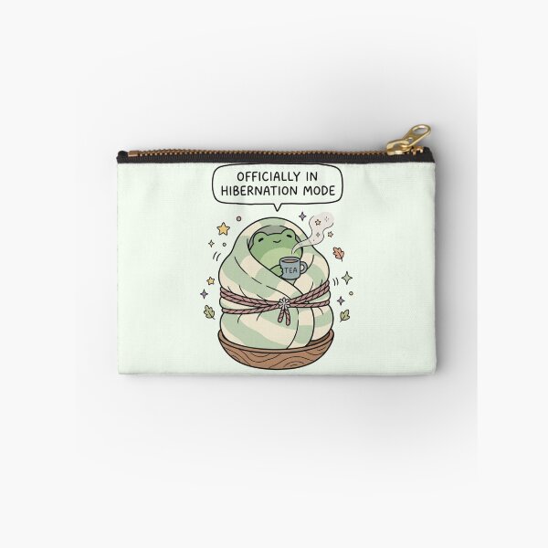 Item preview, Officially In Hibernation Mode Cute Frog Blanket Art designed and sold by Fine-Arts-Lab.