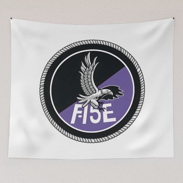 Item preview, USAF F-15E Strike Eagle Fighter Aircraft Patch designed and sold by CharlieDesings.