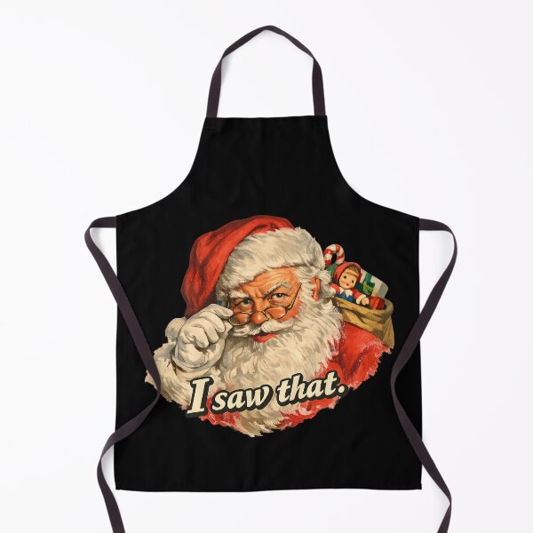 Item preview, I Saw That Vintage Santa Claus Funny Christmas 1950s Gift  designed and sold by Artycom.