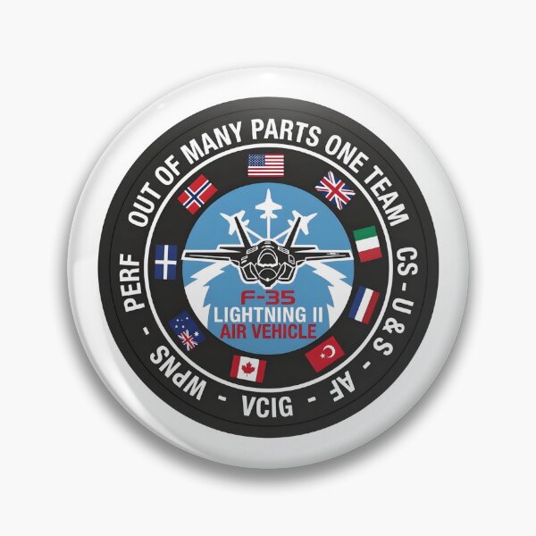 Item preview, F-35 Lightning II Air Vehicle Joint Program Patch designed and sold by CharlieDesings.