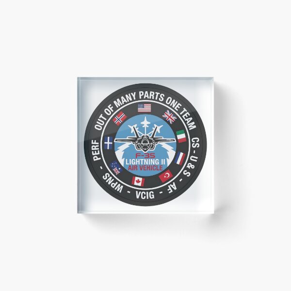 Item preview, F-35 Lightning II Air Vehicle Joint Program Patch designed and sold by CharlieDesings.