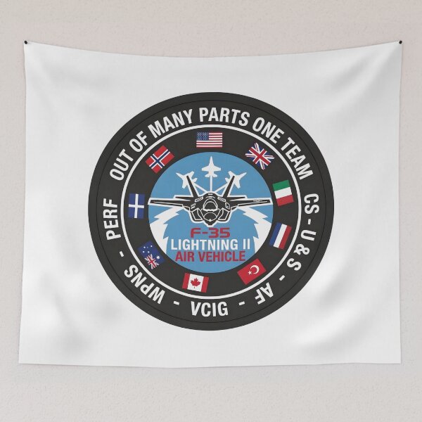 Item preview, F-35 Lightning II Air Vehicle Joint Program Patch designed and sold by CharlieDesings.