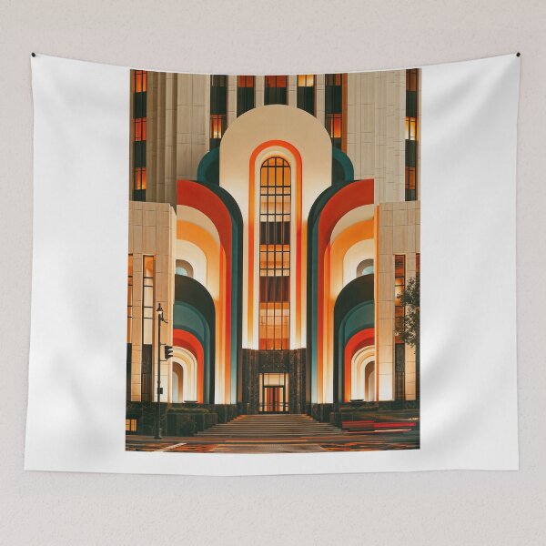 Item preview, Copy of Wall Art - Postcard - Radiant Deco Cathedral designed and sold by ForeverPrintsOK.