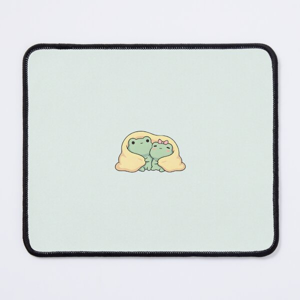 Item preview, Cute Kawaii Frog Couple in a blanket designed and sold by pixellm.